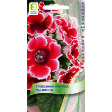 Цветы Глоксиния Импресс Ред Пикоти 5шт Поиск
