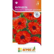 Однолетние и многолетние Календула Красная с черным центром 0.5г Агрос