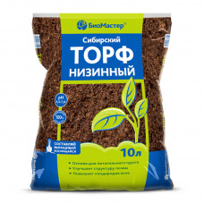 Торф низинный Сибирский 10л БиоМастер Торф низинный Сибирский 10л БиоМастер