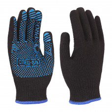 Перчатки х/б черные Спец 9