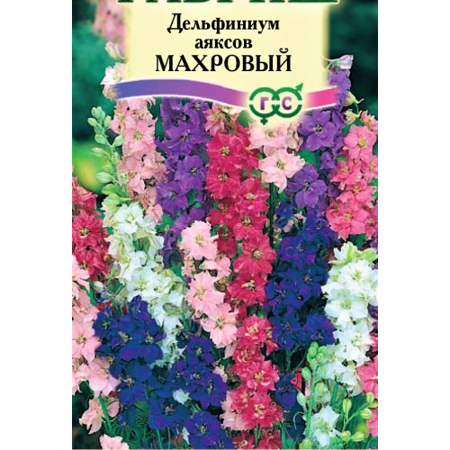 Дельфиниум Махровый смесь (карлик) 0.1г Гавриш Дельфиниум Махровый смесь (карлик) 0.1г Гавриш