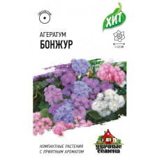 Цветы Агератум Бонжур смесь 0.05г ХИТ Гавриш