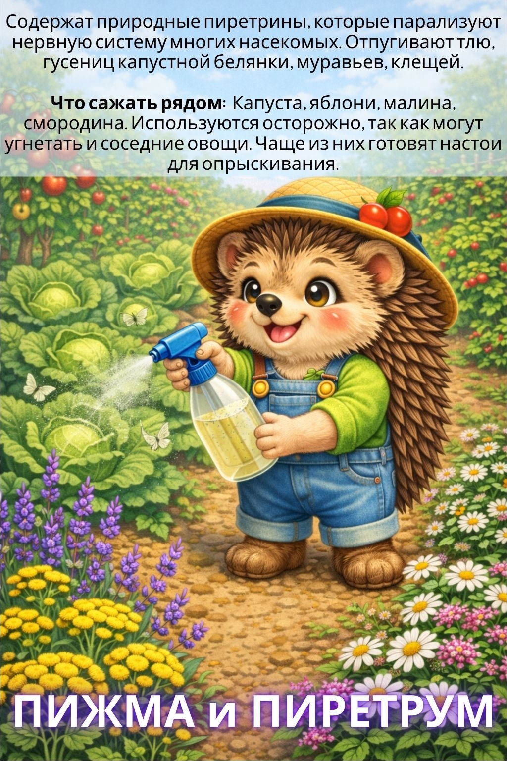 Пижма и пиретрум против вредителей